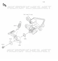 PEDALE DE FREIN pour Kawasaki Z125 2020