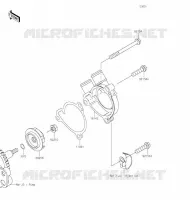 POMPE &Agrave; EAU pour Kawasaki Z125 2020