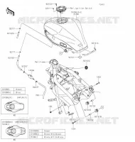 RESERVOIR CARBURANT pour Kawasaki Z125 2020