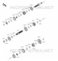 TRANSMISSION pour Kawasaki Z125 2020
