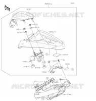 ACCESSOIRE (COUVRE SELLE) pour Kawasaki NINJA 125 2020