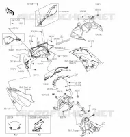 CARENAGE pour Kawasaki NINJA 125 2020