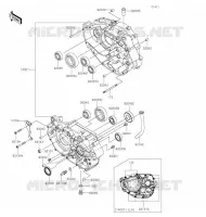 CARTER MOTEUR(S) pour Kawasaki NINJA 125 2020