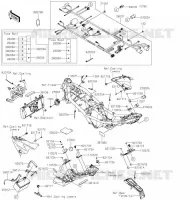 CHASSIS EQUIPMENT ELECTRIQUE pour Kawasaki NINJA 125 2020