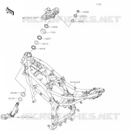 CH&Acirc;SSIS pour Kawasaki NINJA 125 2020