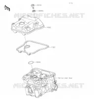 COUVRE CULASSE pour Kawasaki NINJA 125 2020