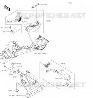 FEUX ARRI&Egrave;RE(S) pour Kawasaki NINJA 125 2020