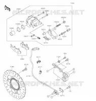 FREIN ARRIERE pour Kawasaki NINJA 125 2020
