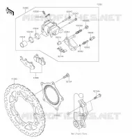 FREIN AVANT pour Kawasaki NINJA 125 2020