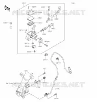 MAITRE CYLINDRE AV pour Kawasaki NINJA 125 2020
