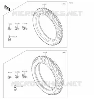 PNEUS pour Kawasaki NINJA 125 2020