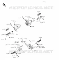 REPOSE PIED pour Kawasaki NINJA 125 2020