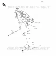 SUPPORT MOTEUR pour Kawasaki NINJA 125 2020