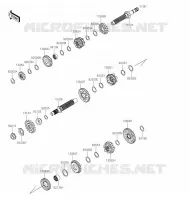 TRANSMISSION pour Kawasaki NINJA 125 2020
