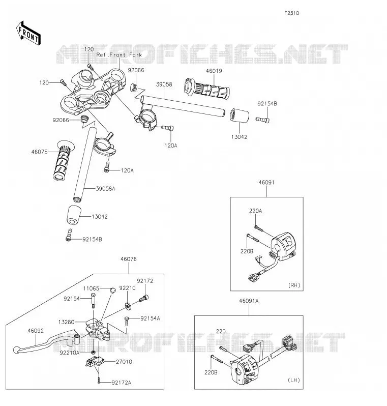 GUIDON Kawasaki MOTOS 125 2020 NINJA 125  BX125ALFA