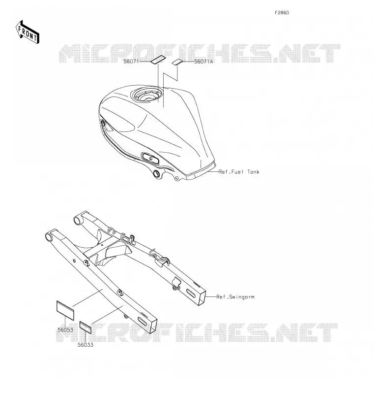 LABEL Kawasaki MOTOS 125 2020 NINJA 125  BX125ALFA