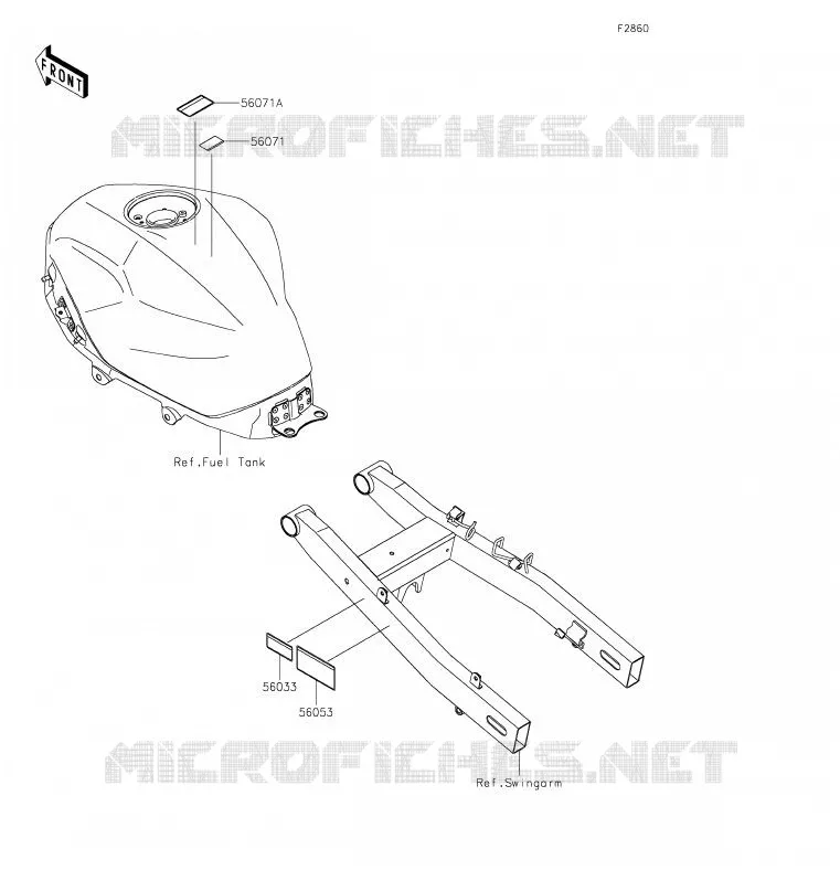 LABEL Kawasaki MOTOS 400 2020 NINJA 400  EX400GLFA
