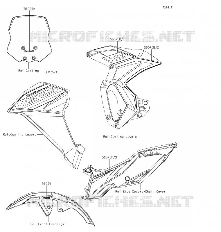 STICKER(GRAY)(CA,US) Kawasaki MOTOS 300 2019 VERSYS-X 300  KLE300CKF