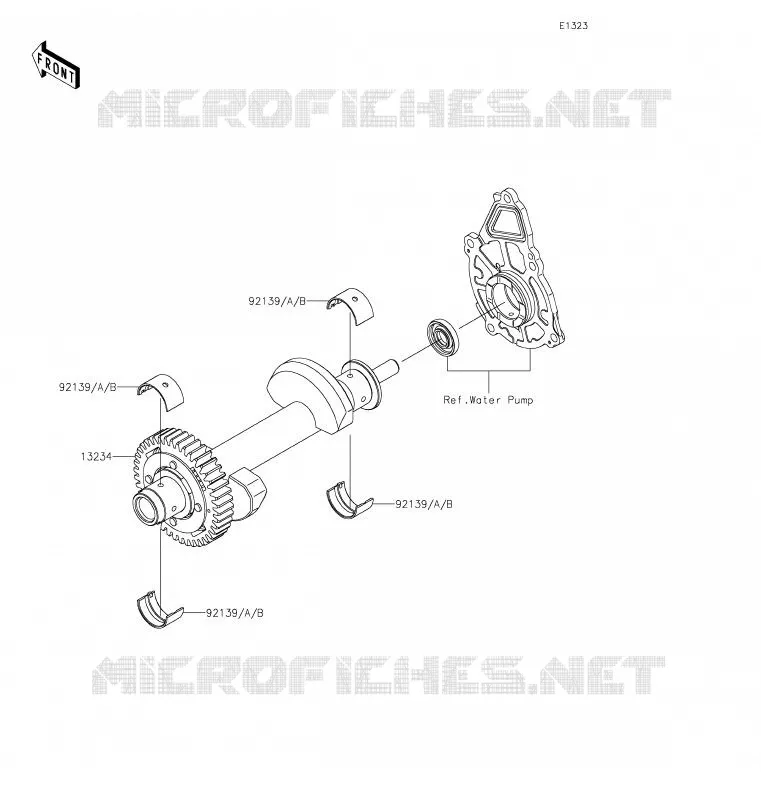 BALANCIER Kawasaki MOTOS 650 2020 VERSYS 650  KLE650FLF