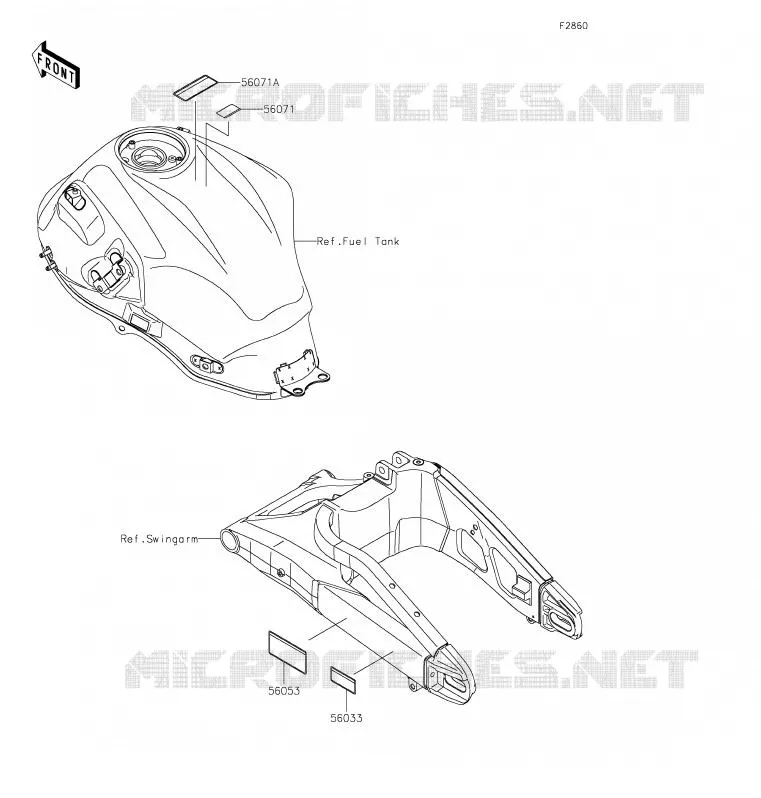 LABEL Kawasaki MOTOS 650 2020 VERSYS 650  KLE650FLF