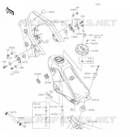 RESERVOIR CARBURANT pour Kawasaki KLX250 2020