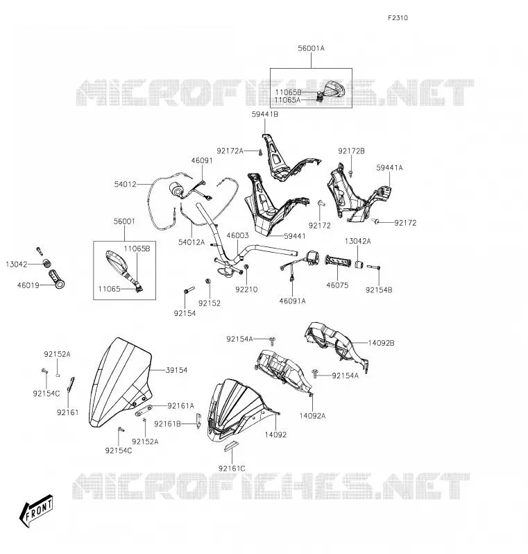GUIDON Kawasaki SCOOTER 125 2020 J125  SC125CLF