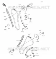 ARBRE A CAME/TENDEUR pour Kawasaki VULCAN 900 CLASSIC 2020