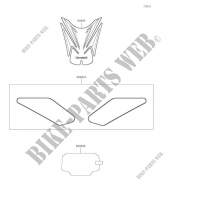 Accessory(Tank Pads and Meter Film) pour Kawasaki Z900 2020