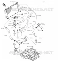 TUYAU D'EAU pour Kawasaki Z900 2020