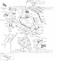 RESERVOIR CARBURANT pour Kawasaki NINJA H2R 2019