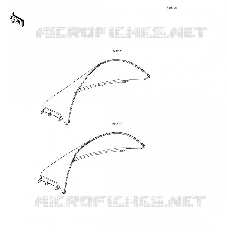 ACCESSOIRE(PARE-BRISE) Kawasaki MOTOS 1000 2020 NINJA H2 SX  ZX1002ALF