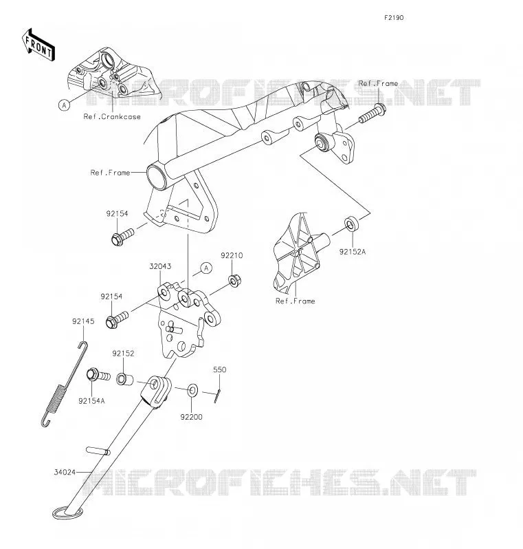 BEQUILLES Kawasaki MOTOS 1000 2020 NINJA H2 SX  ZX1002ALF