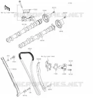 ARBRE A CAME/TENDEUR pour Kawasaki NINJA ZX-10R 2020