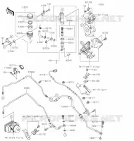MAITRE CYLINDRE ARRI&Egrave;RE pour Kawasaki NINJA ZX-10R SE 2020