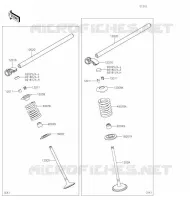 SOUPAPE pour Kawasaki NINJA ZX-10R SE 2020
