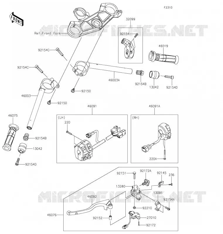 GUIDON Kawasaki MOTOS 1000 2020 NINJA ZX-10R SE  ZX1002HLF
