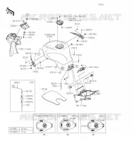 RESERVOIR CARBURANT pour Kawasaki NINJA ZX-6R 2020