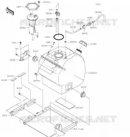 RESERVOIR CARBURANT pour Kawasaki MULE PRO-DXT 2020