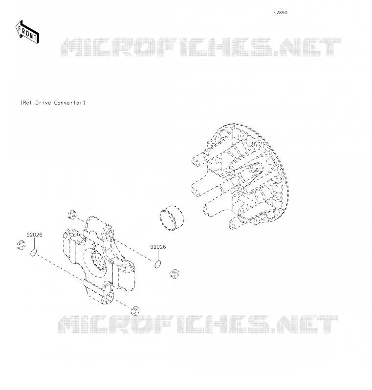 PIECE EN OPTION Kawasaki SSV 1000 2020 MULE PRO-DXT  KAF1000BLF