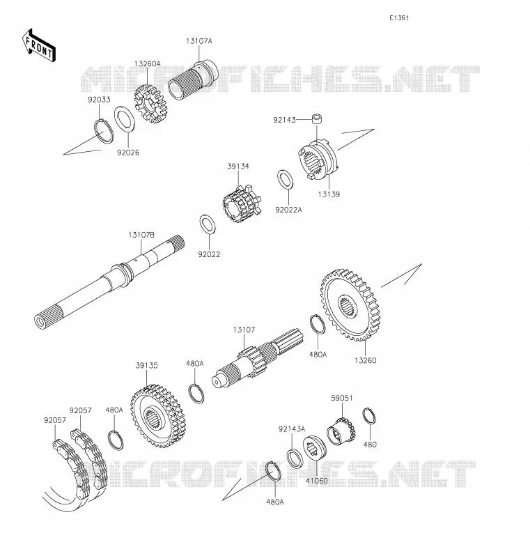 TRANSMISSION Kawasaki SSV 620 2020 MULE 4000  KAF620PLF