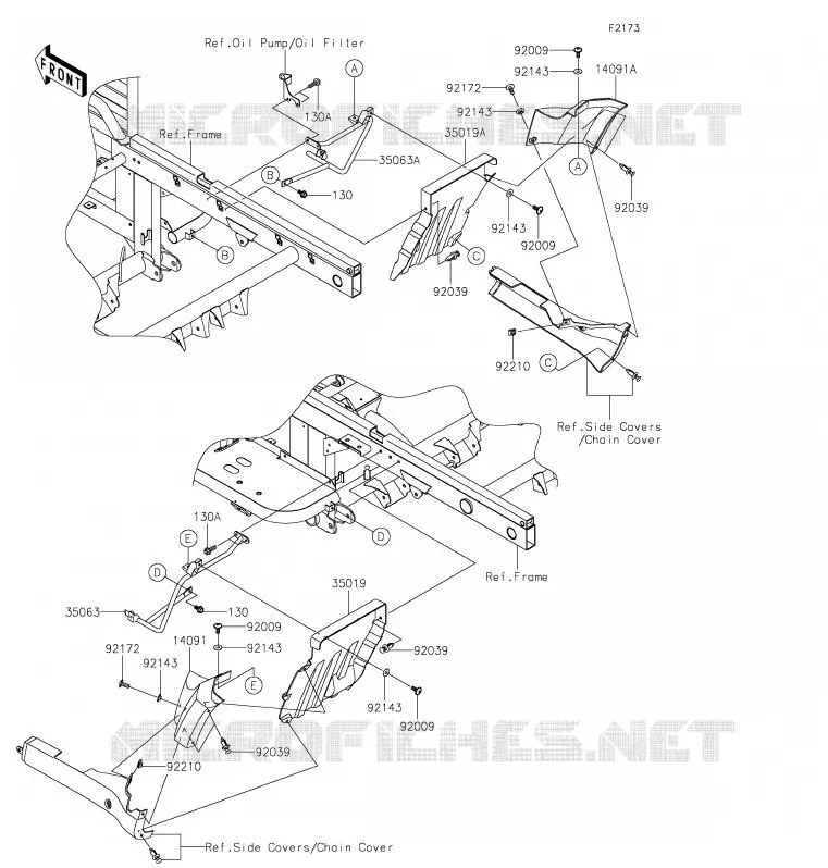 BAVETTE Kawasaki SSV 620 2020 MULE 4000  KAF620PLF