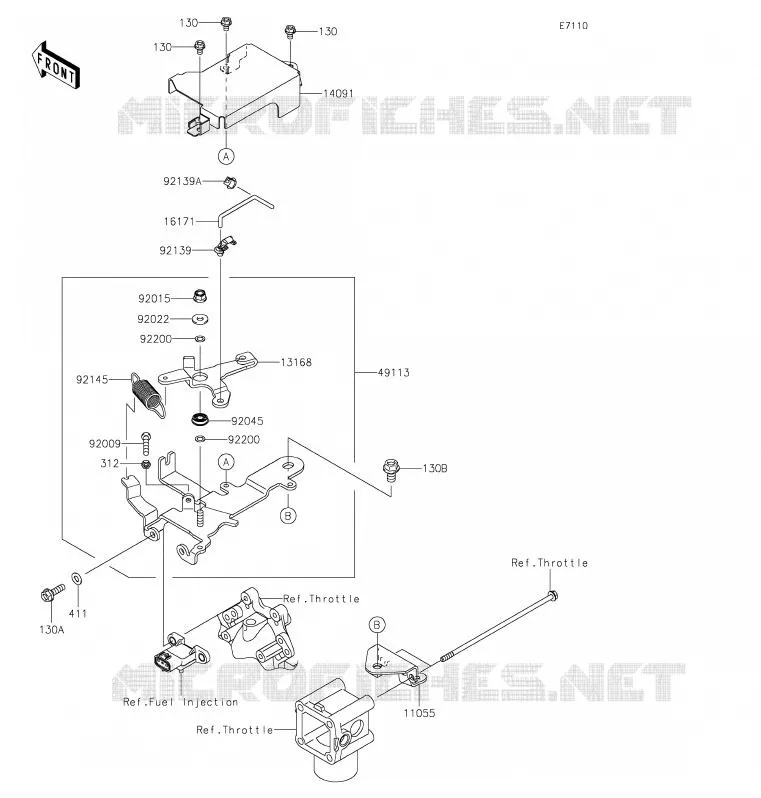 CONTROLE Kawasaki SSV 620 2020 MULE 4010 TRANS 4X4  KAF620SLF