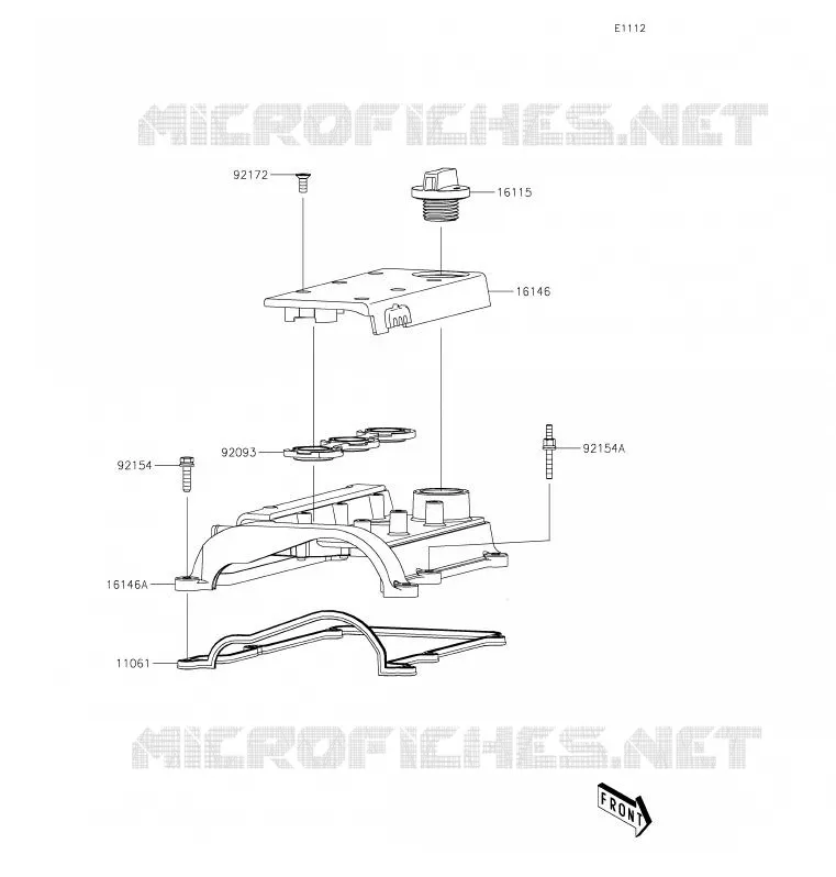 COUVRE CULASSE Kawasaki SSV 820 2020 MULE PRO-FXR  KAF820KLF