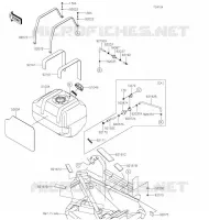 RESERVOIR CARBURANT pour Kawasaki TERYX 2020