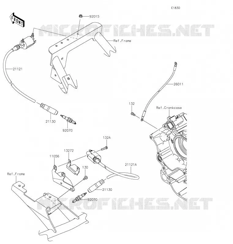 SYSTEME D&acute;ALLUMAGE Kawasaki SSV 800 2020 TERYX  KRF800GLF