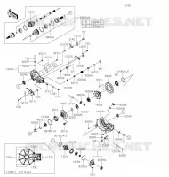 ARBRE DE TRANSMISSION AVANT pour Kawasaki TERYX4 2020