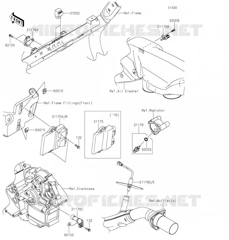 INJECTION CARBURANT Kawasaki SSV 800 2020 TERYX4  KRT800HLF