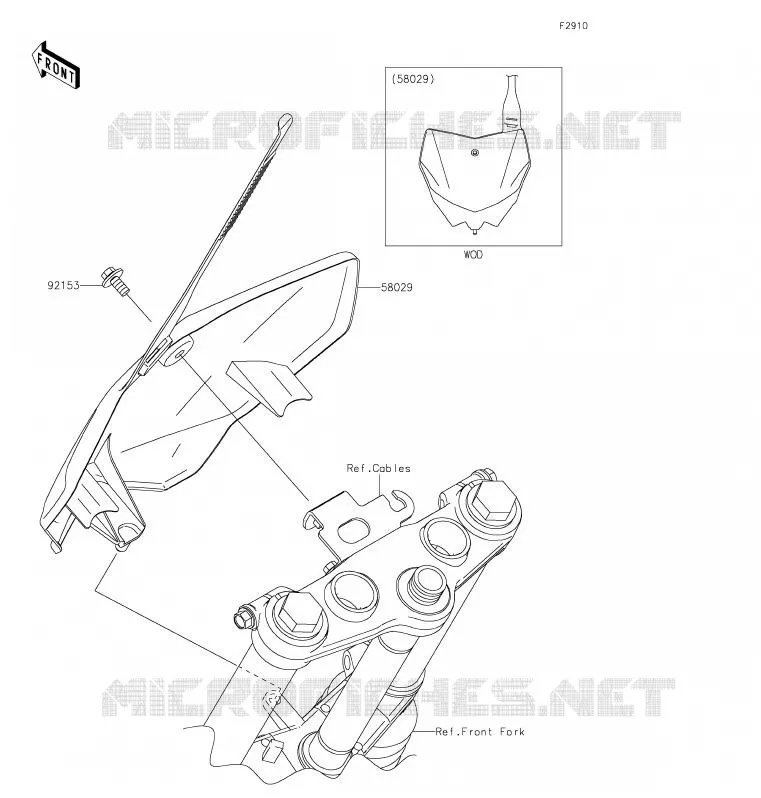 ACCESSOIRE Kawasaki TOUT-TERRAIN 140 2020 KLX140  KLX140ALF