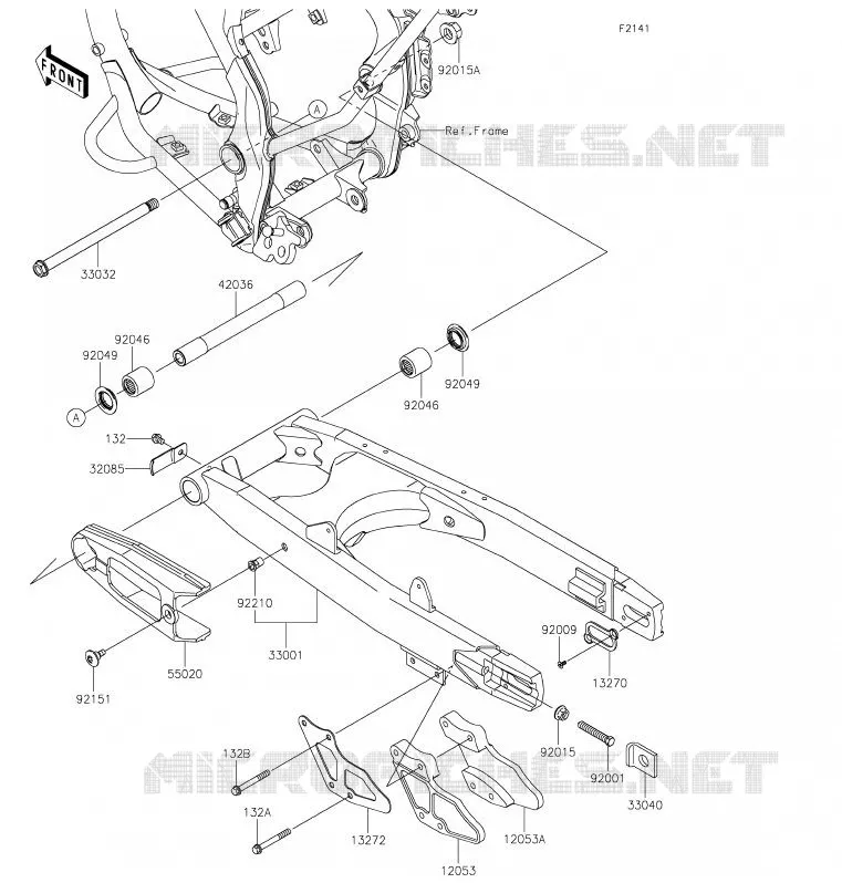 BRAS OSCILLANT Kawasaki TOUT-TERRAIN 140 2020 KLX140G  KLX140CLF