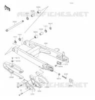 BRAS OSCILLANT pour Kawasaki KX100 2020